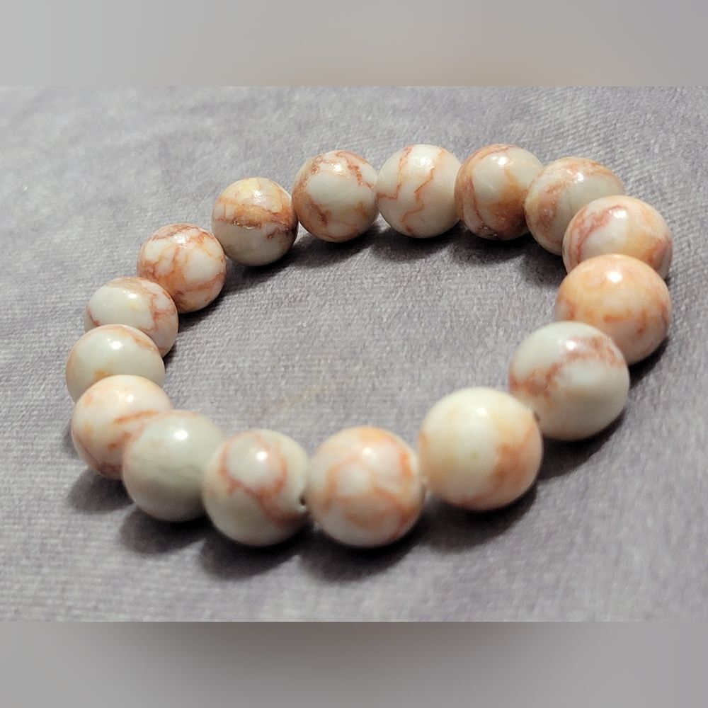 Red Jasper Beaded Bracelet‎ - Picture 3 of 11